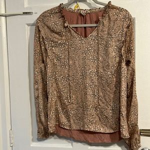 Awesome pink animal print tunic
